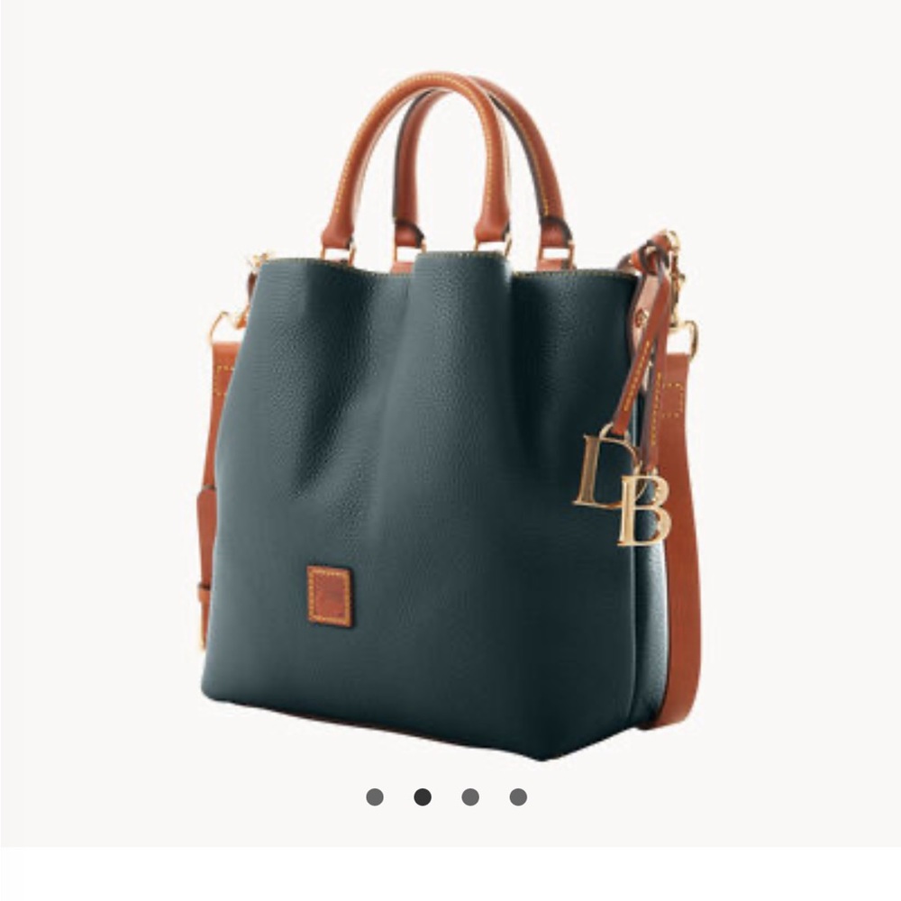 New w/ tags Dooney & Bourke Small Barlow in Black pebble grain real leather - Picture 7 of 8